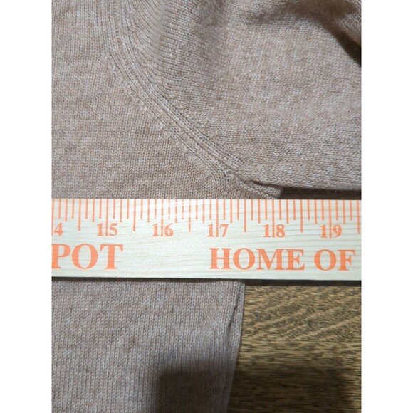 Charter Club Cashmere Luxury Camel Turtleneck Sweater Size Med - Picture 10 of 13